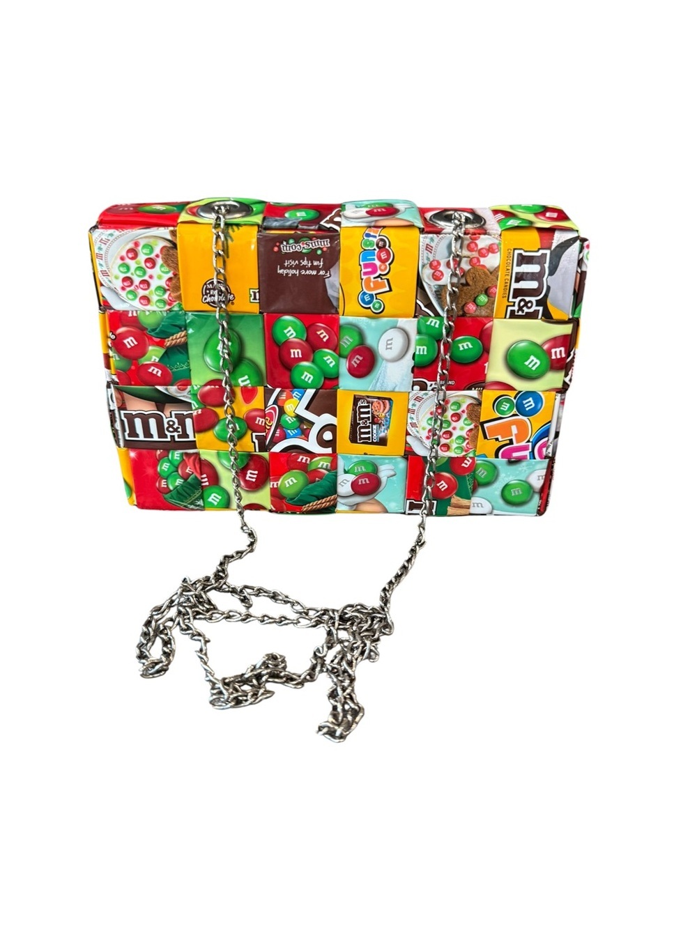 MITZ Handcrafted M&M Wrapper Crossbody Bag